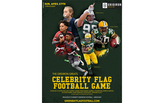 Gridiron Greats Celebrity Flag Football Game coming to Green Bay